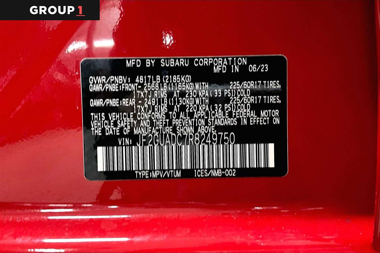 Certified 2024 Subaru Crosstrek 2.0i Premium AWD/4WD image 34