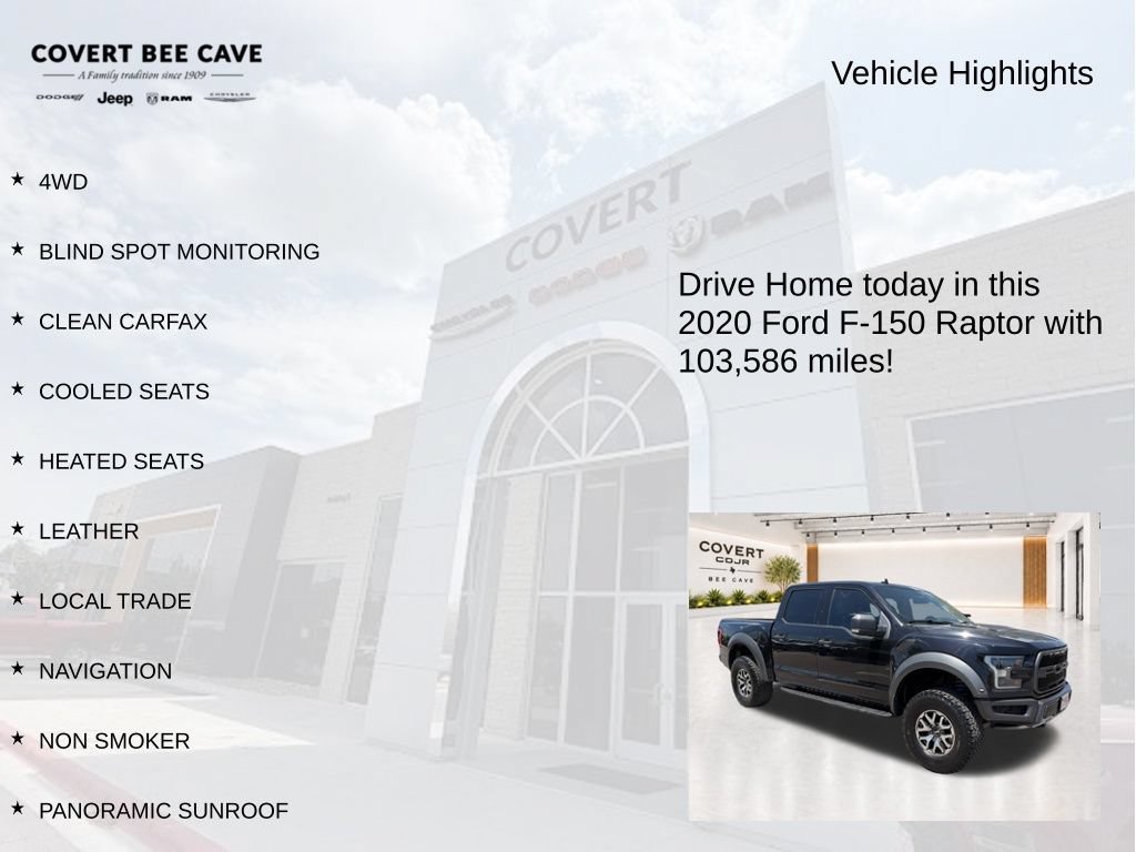 Used 2020 Ford F150 Raptor w/ Equipment Group 801A Mid AWD/4WD image 8