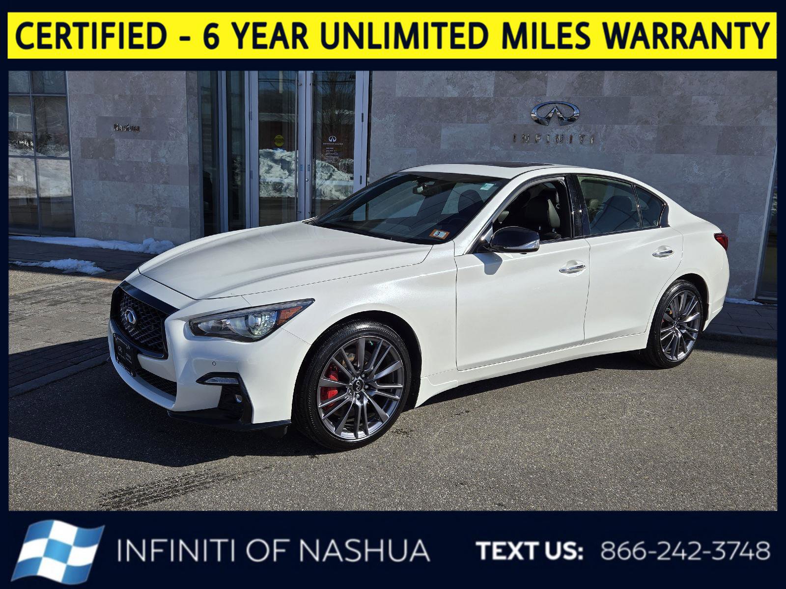 Certified 2024 INFINITI Q50 Red Sport 400 image 2