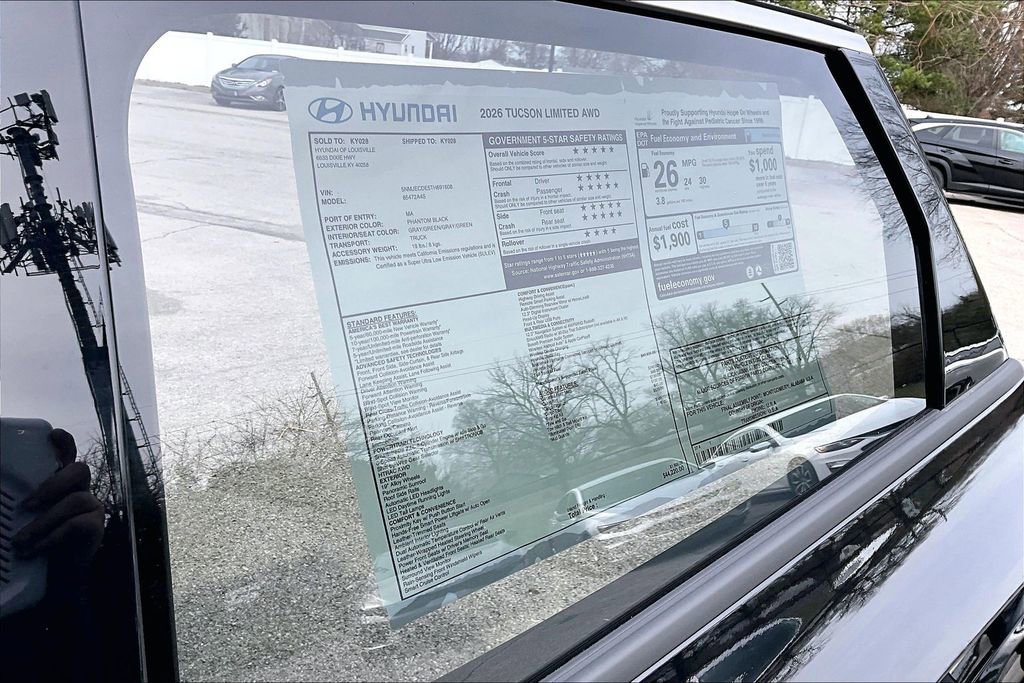 New 2026 Hyundai Tucson Limited w/ Tow & Go Package image 16