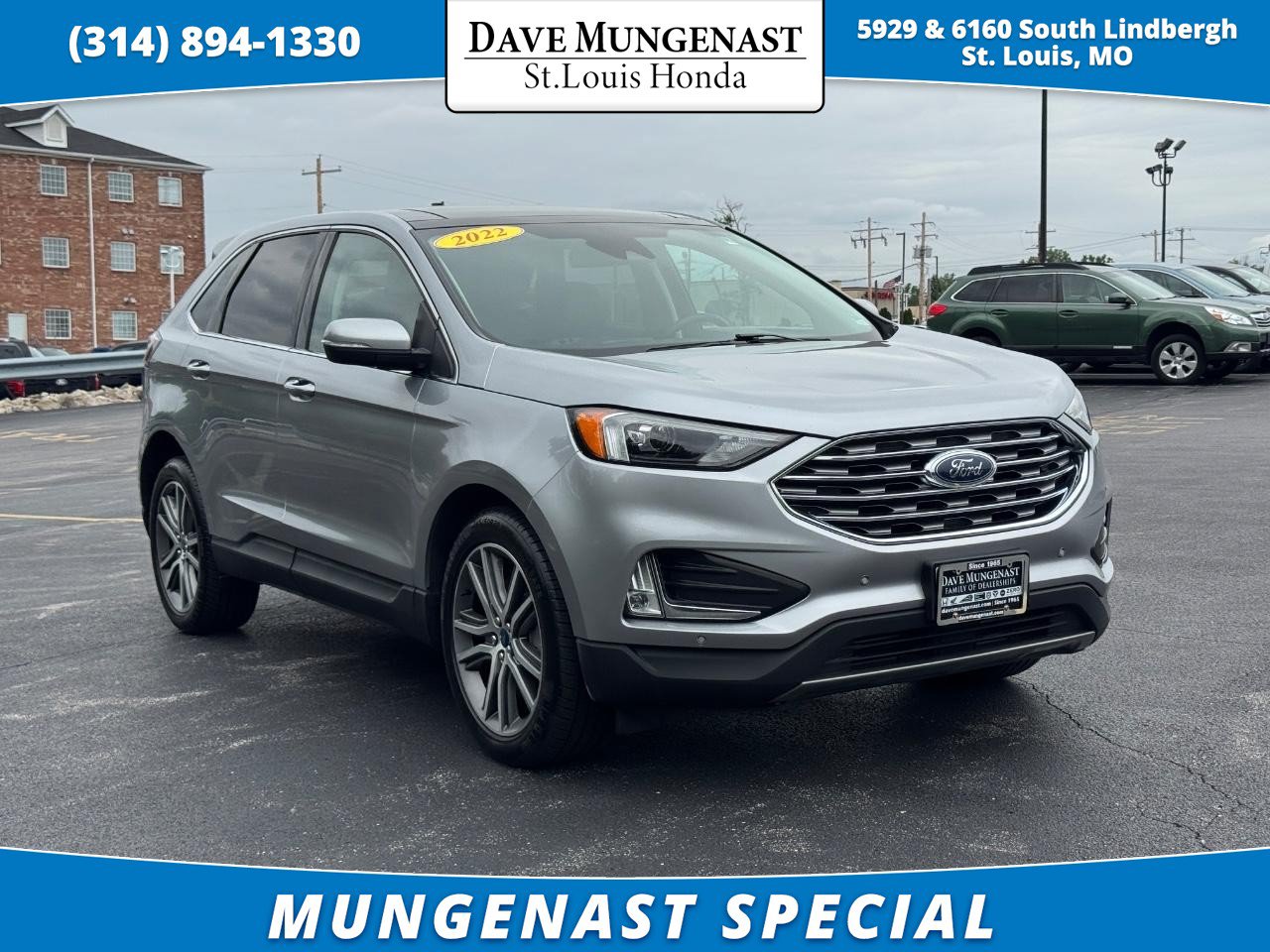 Used 2022 Ford Edge Titanium w/ Class II Trailer Tow Package
