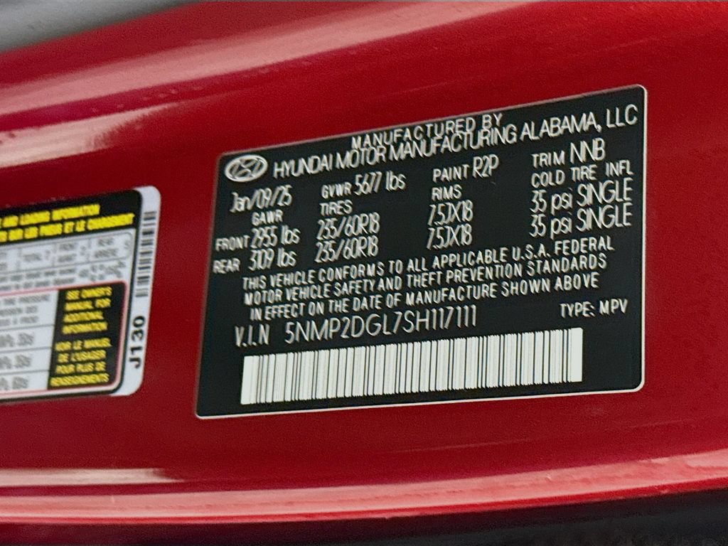 Certified 2025 Hyundai Santa Fe SEL AWD/4WD image 34