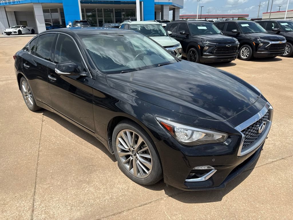 Used 2023 INFINITI Q50 Luxe w/ Cargo Package AWD/4WD image 1