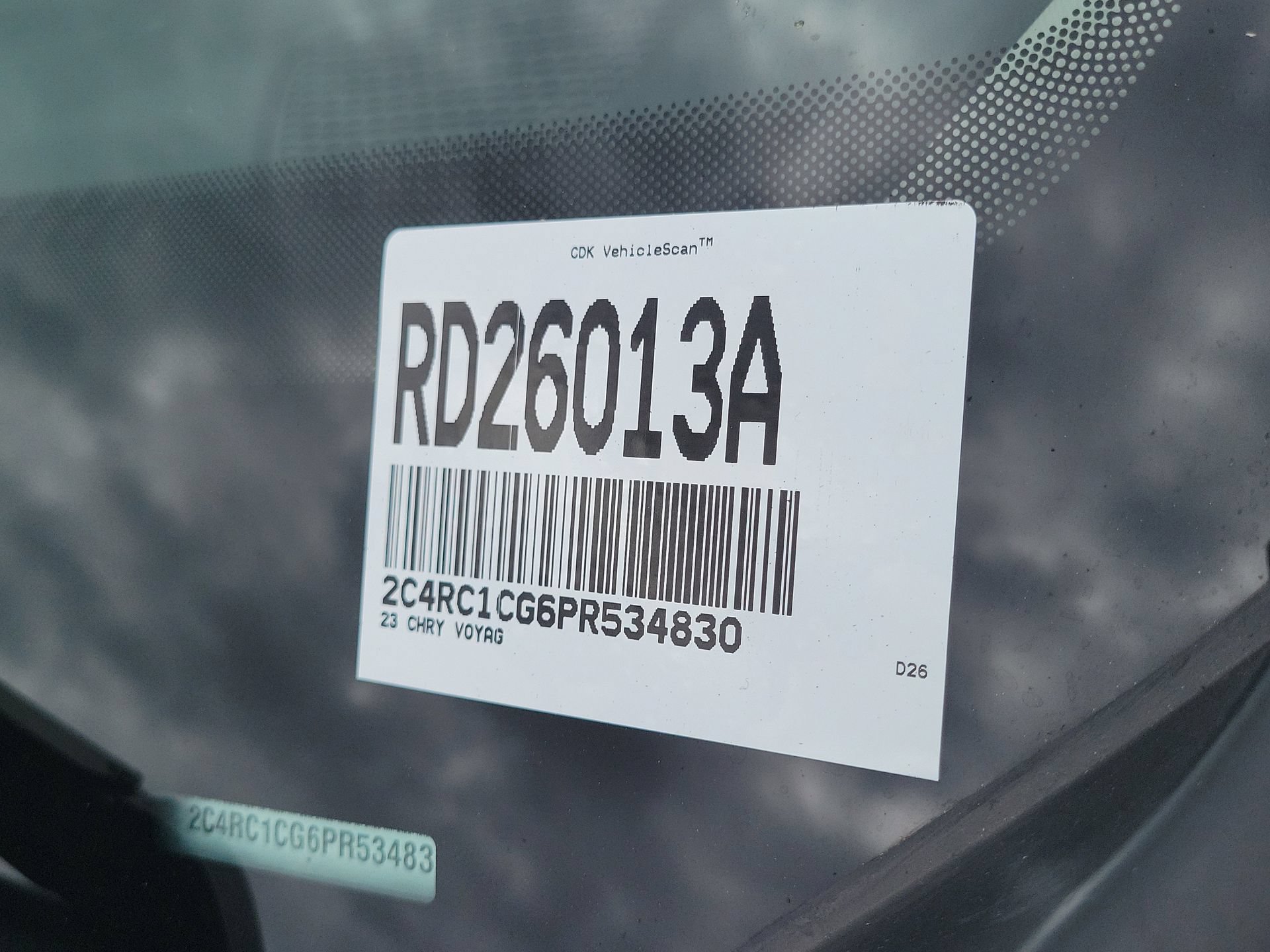 Certified 2023 Chrysler Voyager LX FWD image 30