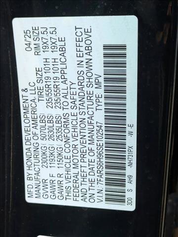 Certified 2025 Honda CR-V Sport Touring image 25