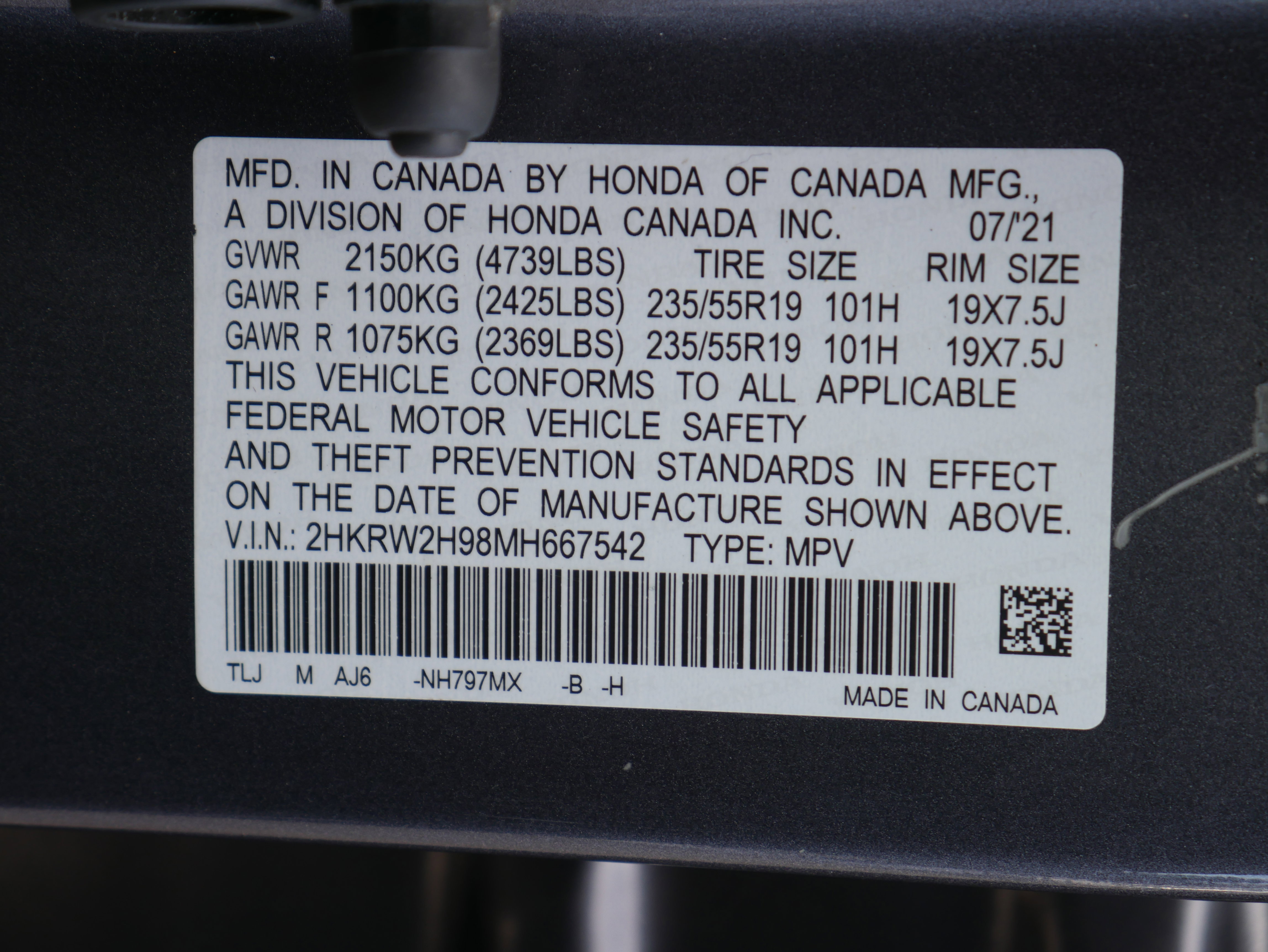 Used 2021 Honda CR-V Touring image 34
