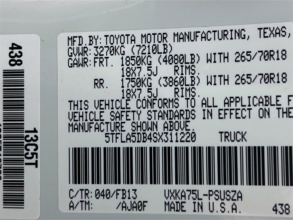 Certified 2025 Toyota Tundra SR5 image 29
