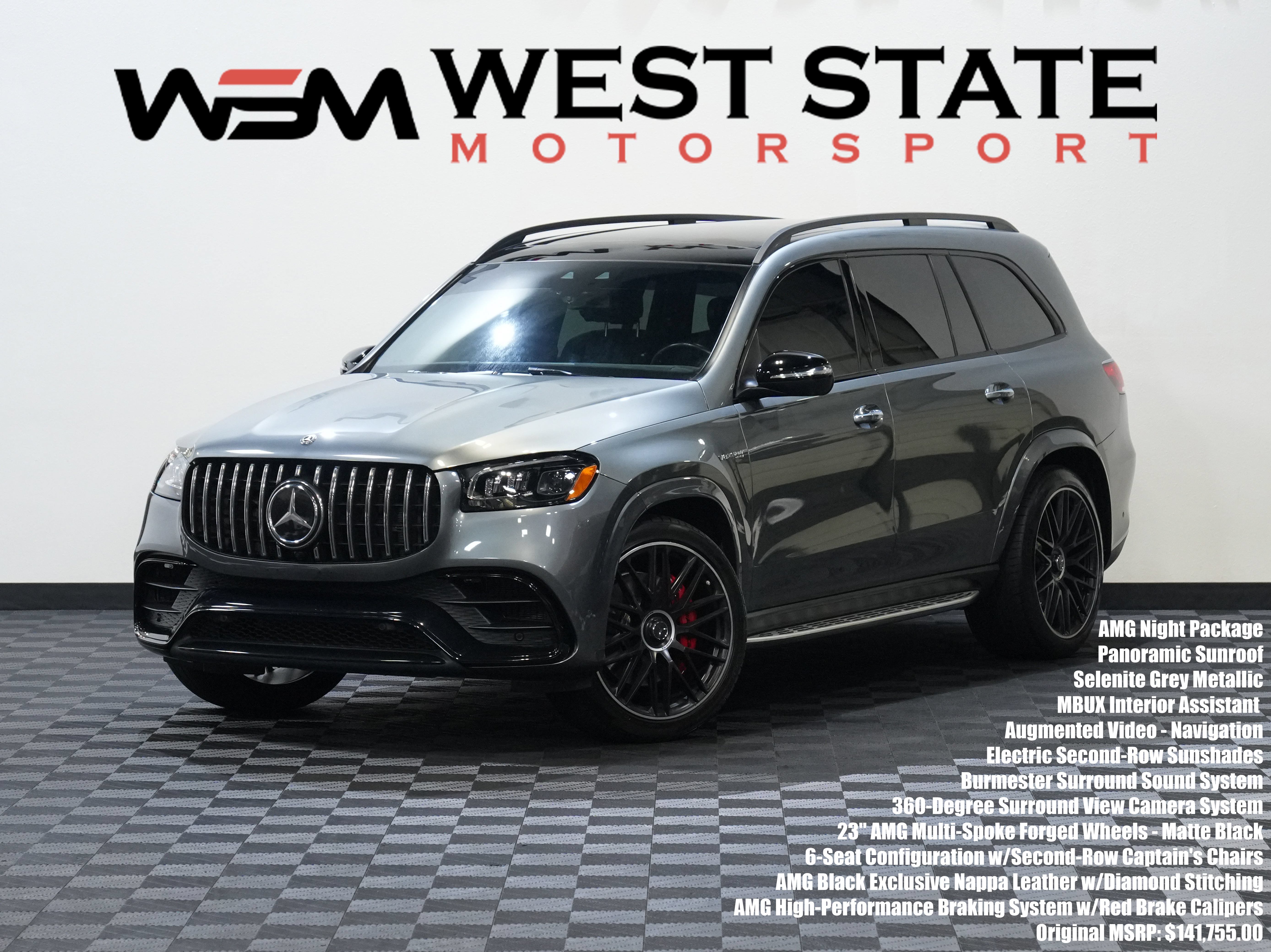 Used 2021 Mercedes-Benz GLS 63 AMG 4MATIC image 1