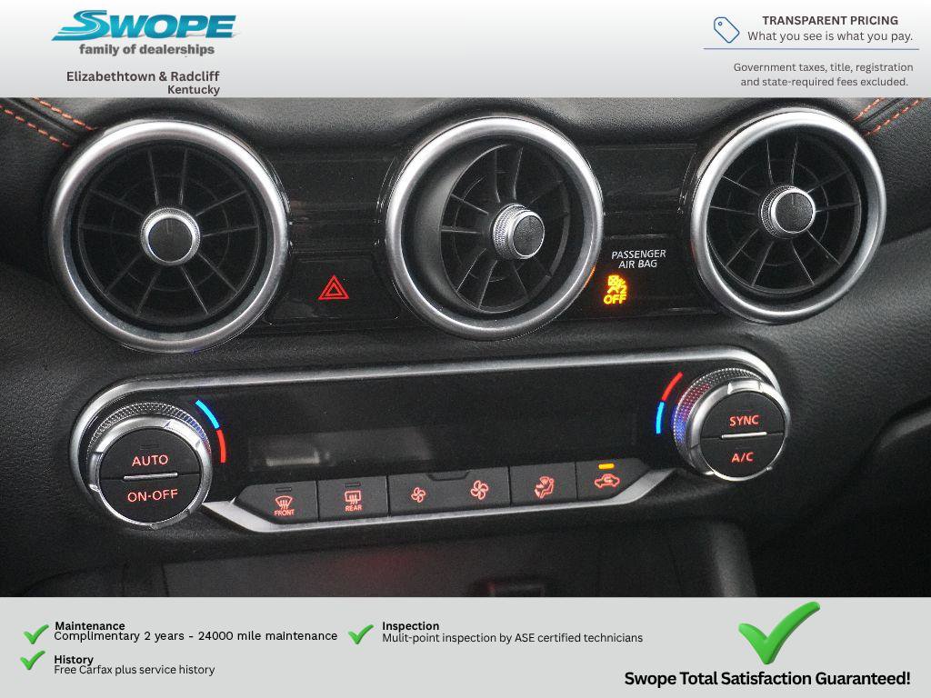 Certified 2023 Nissan Sentra SR w/ Midnight Edition Package FWD image 21