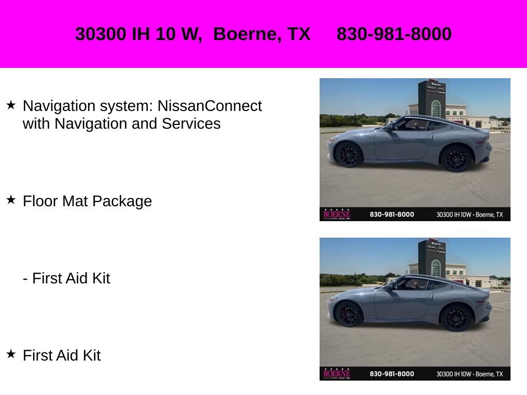 Used 2024 Nissan Z Performance w/ Floor Mat Package RWD image 10