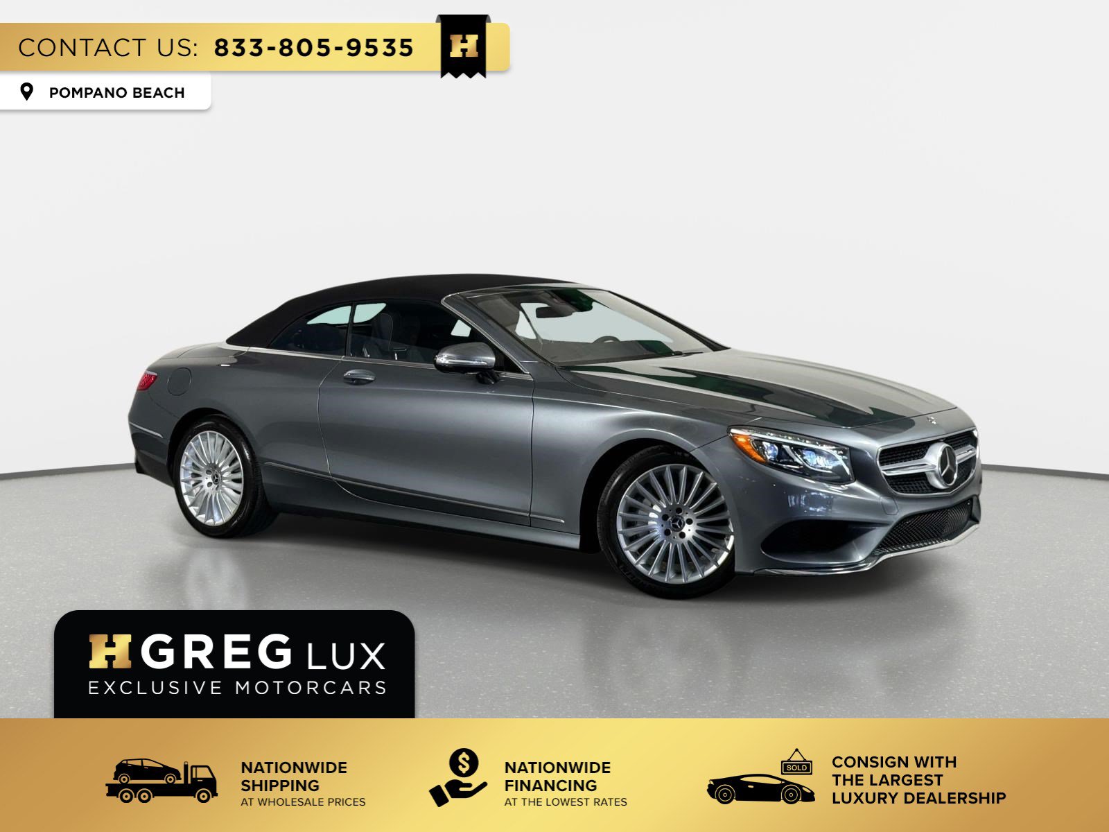 Used 2020 Mercedes-Benz S 560 Cabriolet image 1