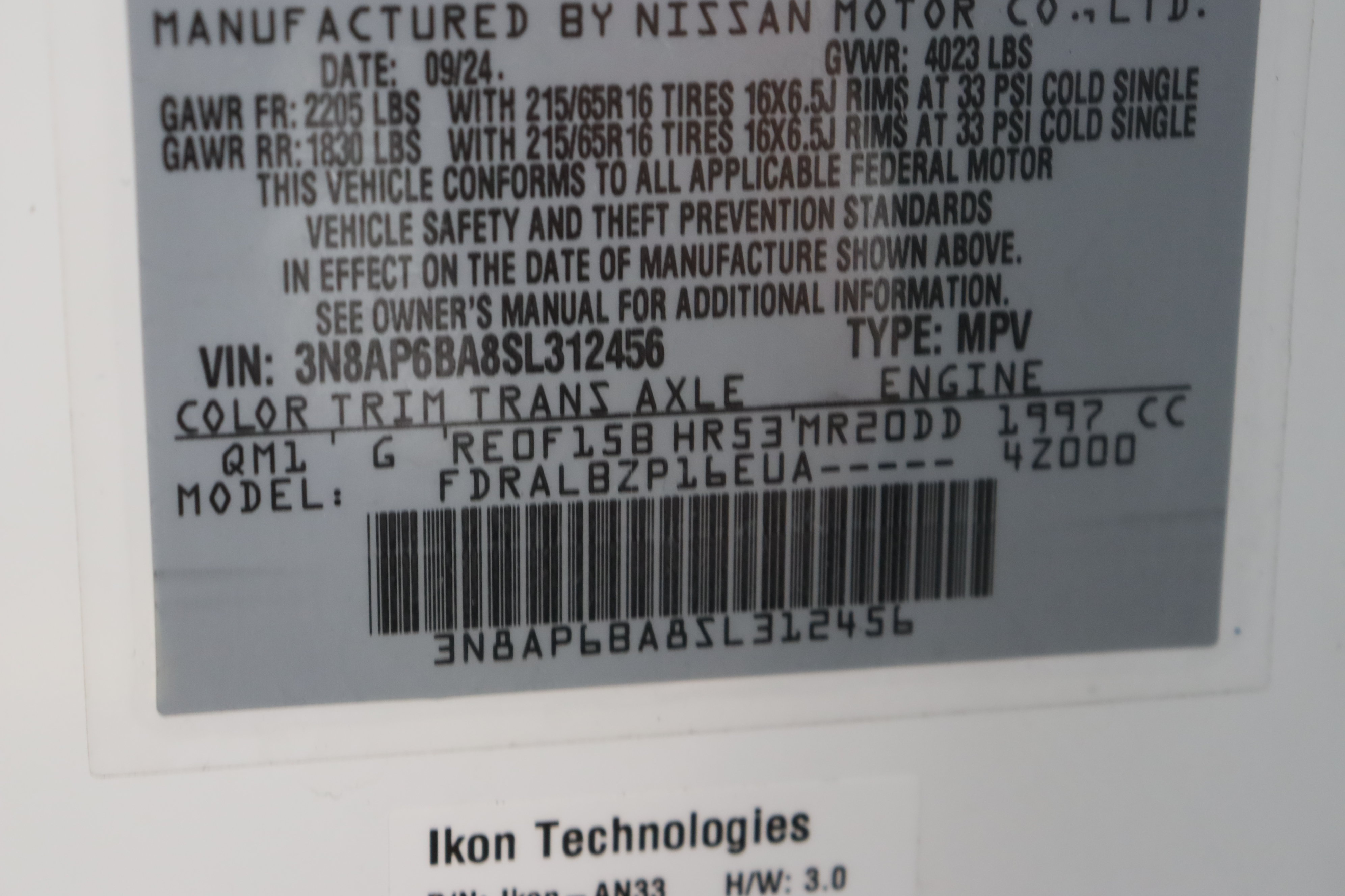 Used 2025 Nissan Kicks S FWD image 38