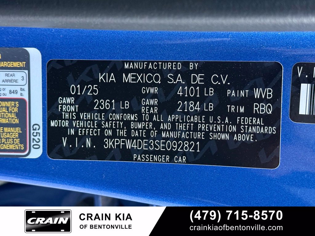 Certified 2025 Kia K4 EX w/ GT-Line Premium Package FWD image 34