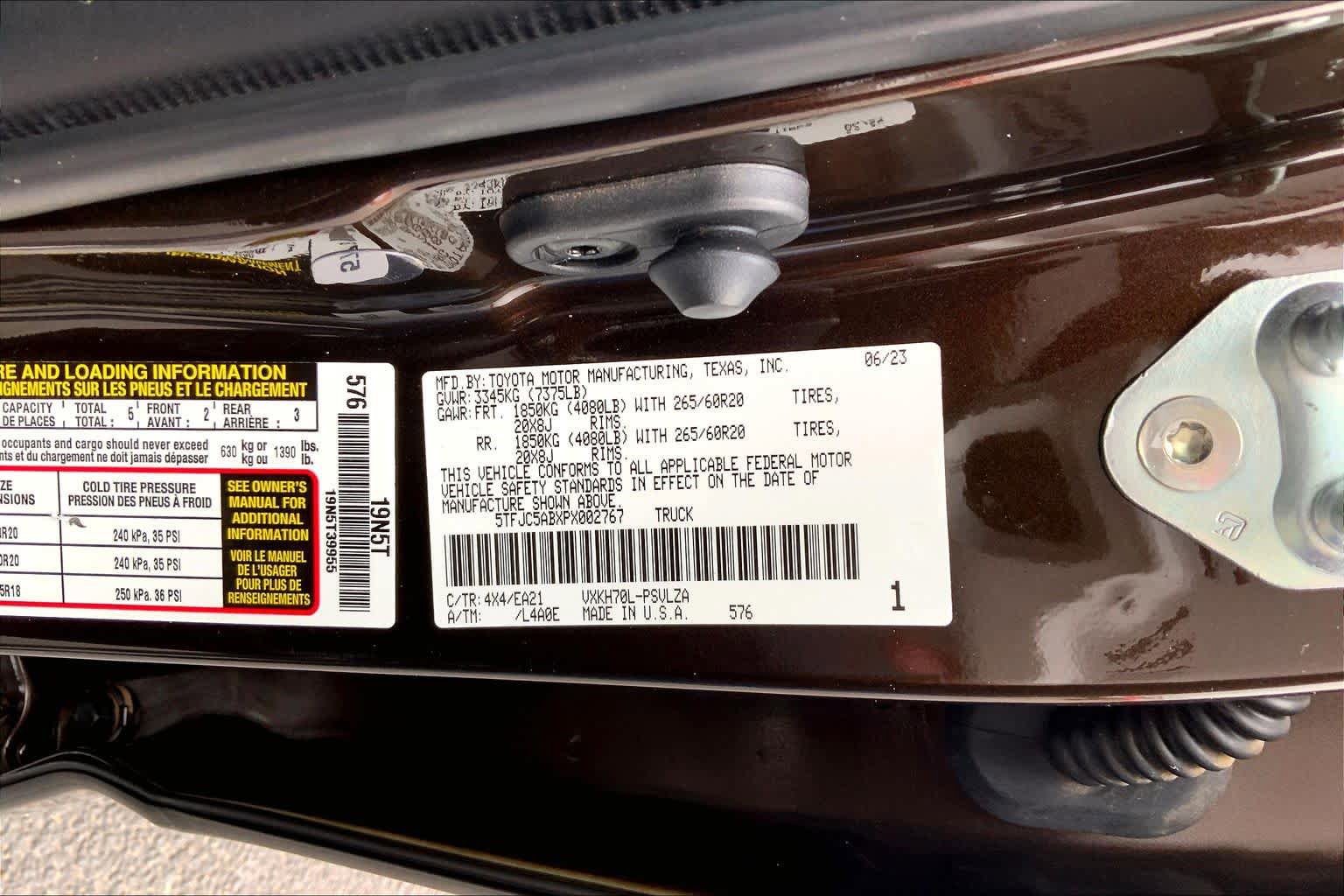 Used 2023 Toyota Tundra Limited RWD image 37