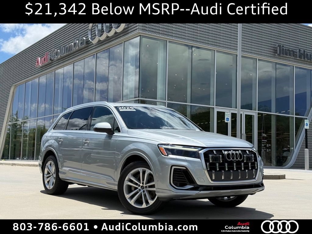 Certified 2025 Audi Q7 3.0T Premium Plus