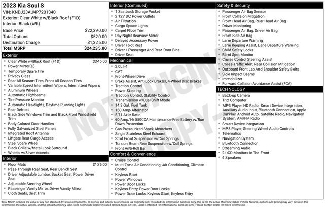 Used 2023 Kia Soul S FWD image 6