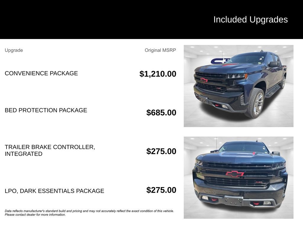 Used 2020 Chevrolet Silverado 1500 LT Trail Boss w/ Convenience Package image 2