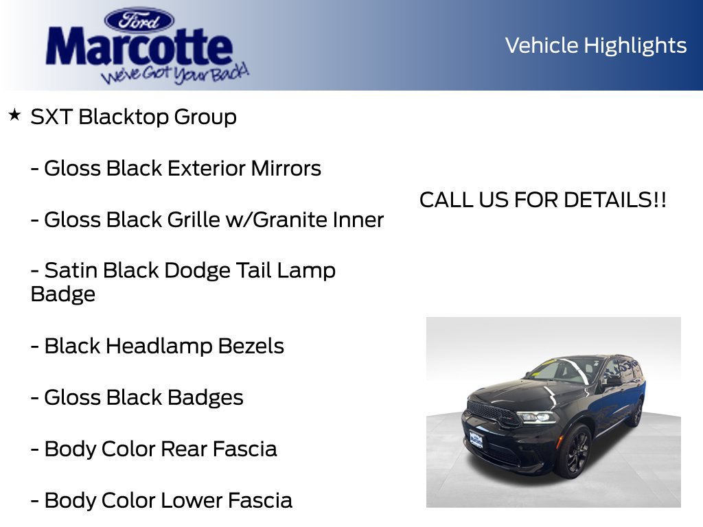 Used 2023 Dodge Durango SXT w/ SXT Blacktop Group AWD/4WD image 9