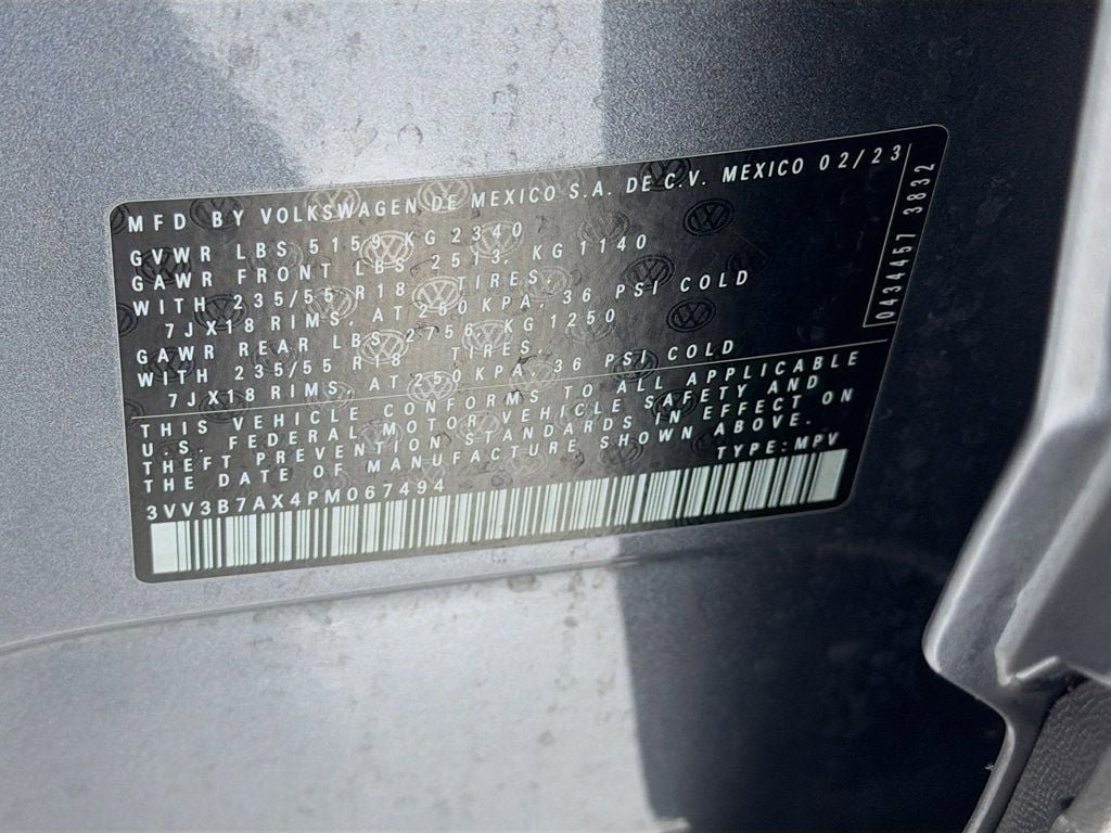 Used 2023 Volkswagen Tiguan SE FWD image 33