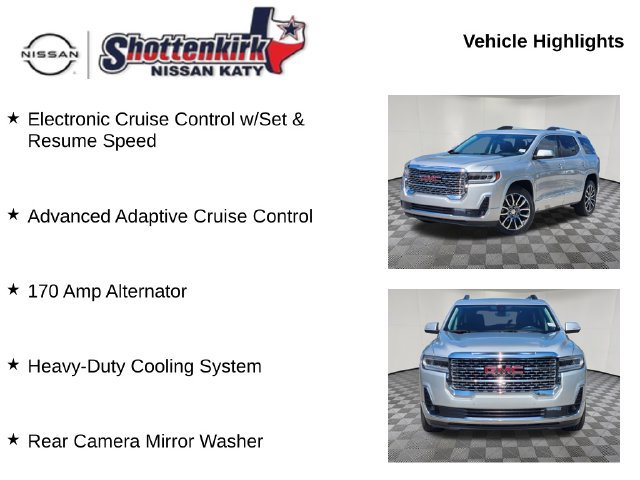 Used 2020 GMC Acadia Denali w/ Technology Package FWD image 19
