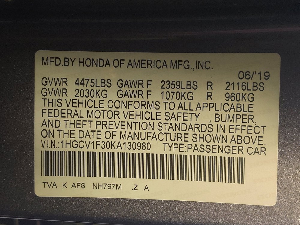 Used 2019 Honda Accord Sport image 33