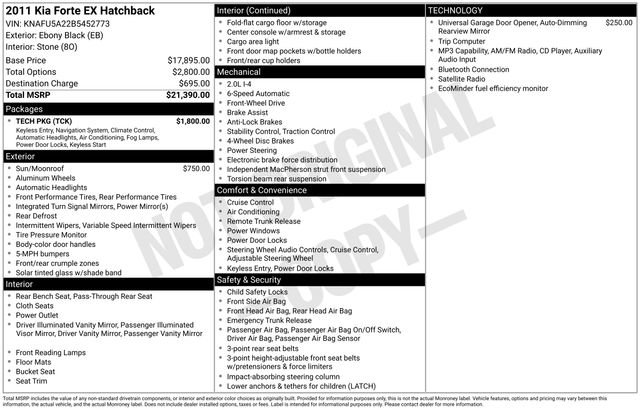 Used 2011 Kia Forte EX w/ Tech Pkg image 35