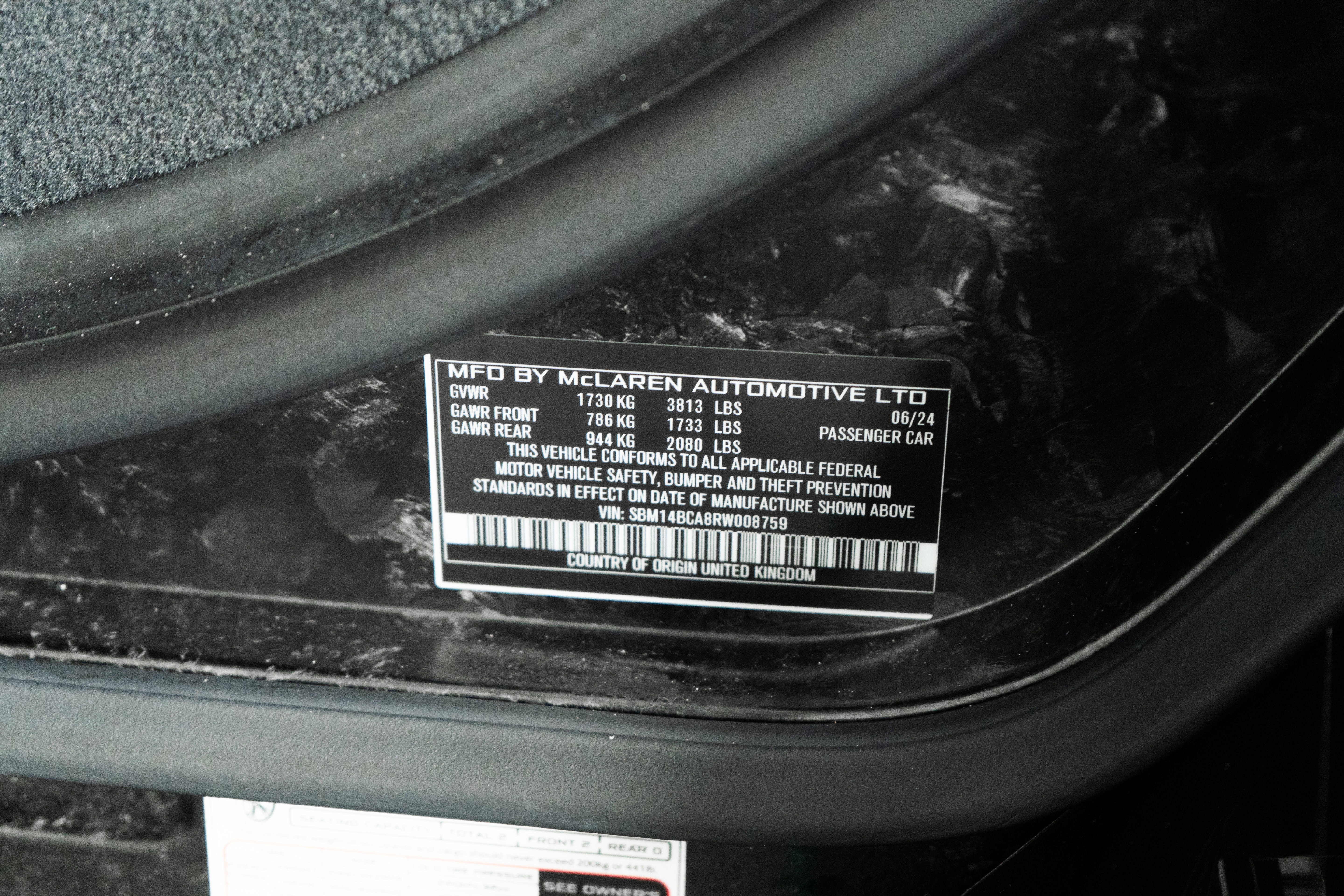 Used 2024 McLaren 750S Spider image 37