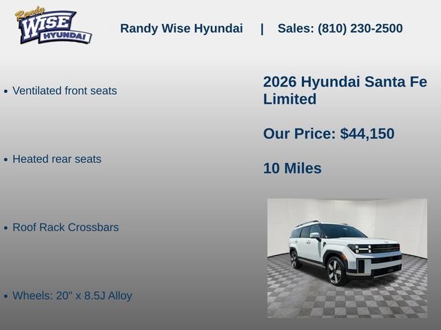New 2026 Hyundai Santa Fe Limited AWD/4WD image 20