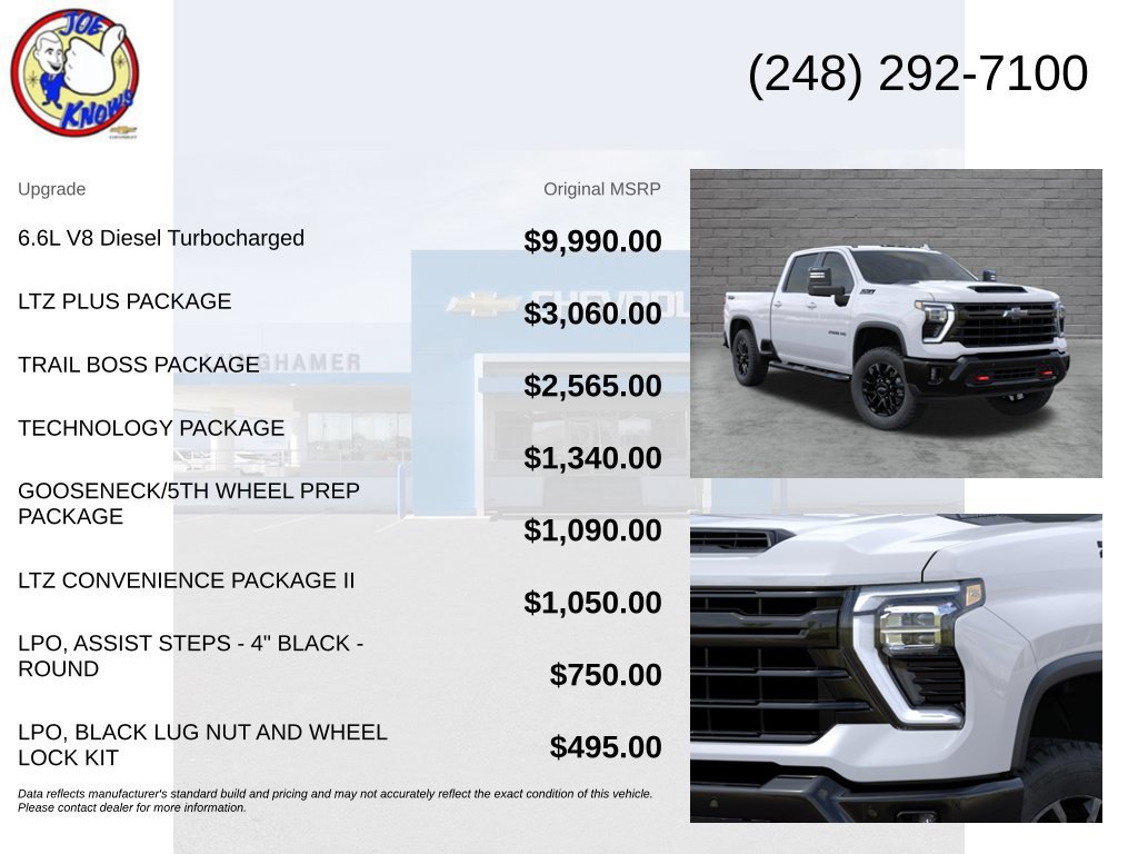 New 2026 Chevrolet Silverado 2500 LTZ w/ LTZ Plus Package AWD/4WD image 5