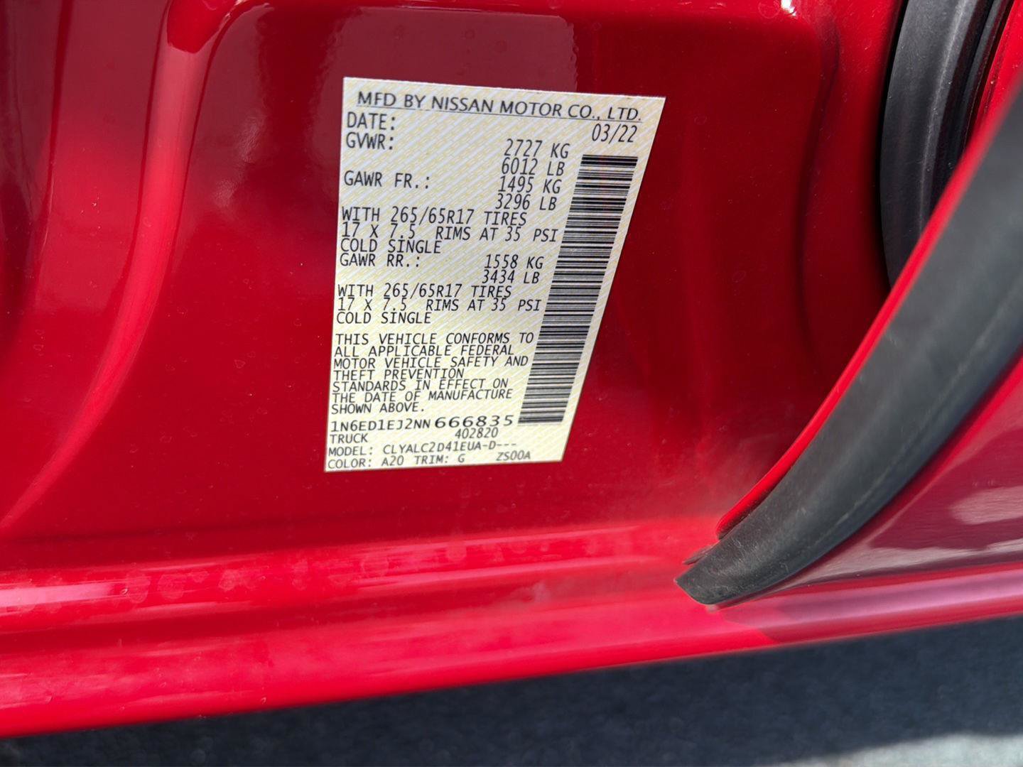 Used 2022 Nissan Frontier SV w/ SV Premium Package RWD image 41