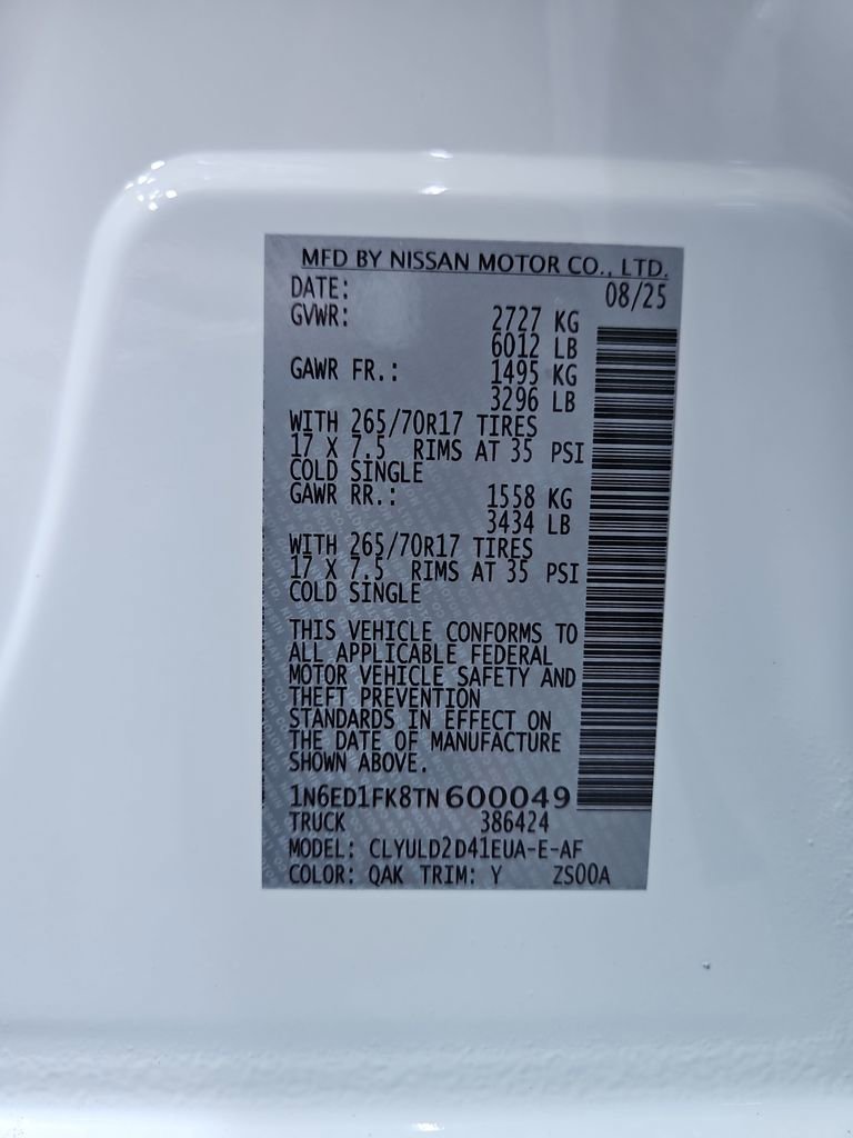 New 2026 Nissan Frontier PRO-4X w/ Pro Premium Package image 30