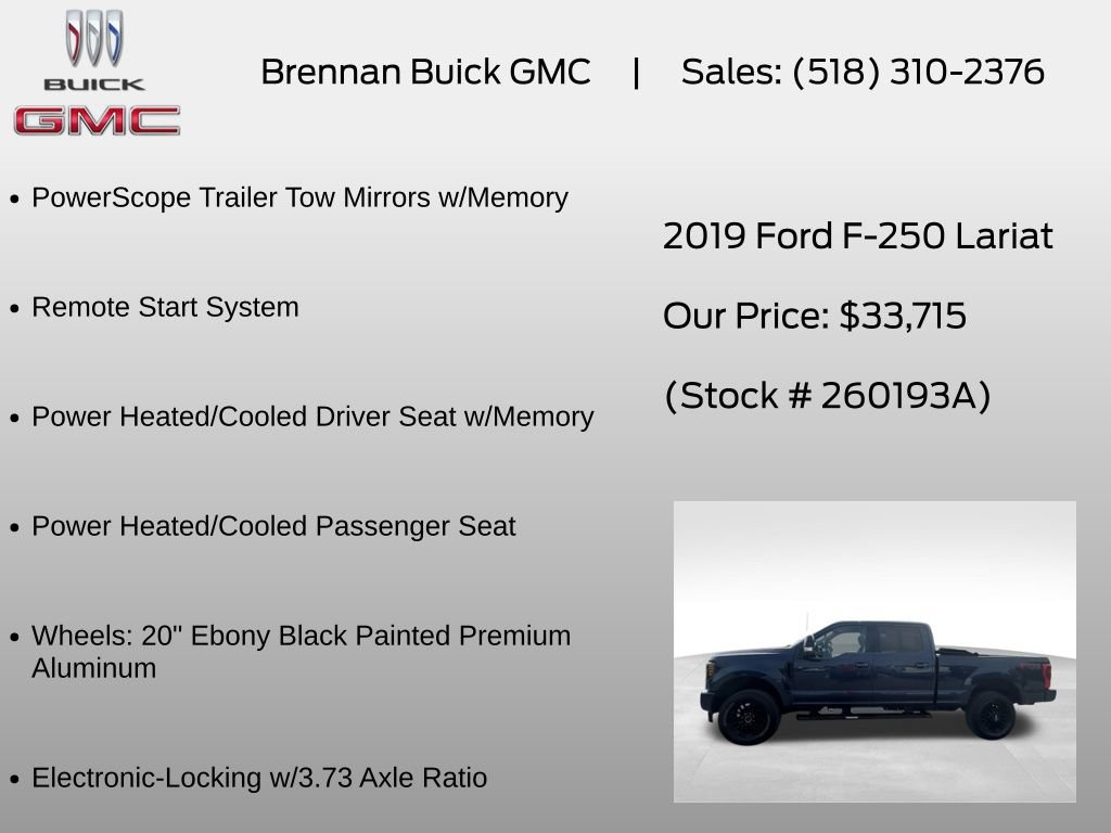 Used 2019 Ford F250 Lariat w/ Lariat Ultimate Package AWD/4WD image 25