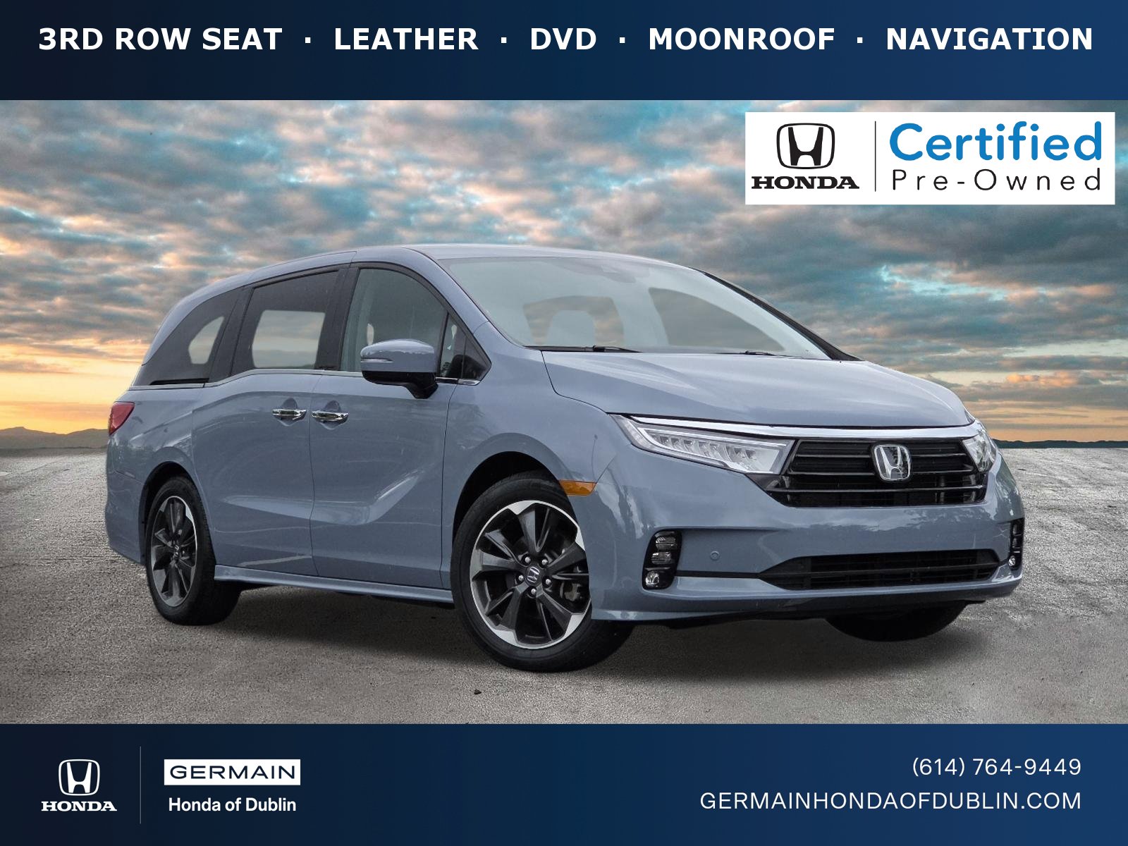Certified 2024 Honda Odyssey Elite