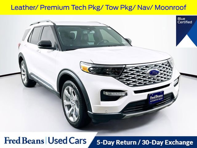Certified 2020 Ford Explorer Platinum w/ Premium Technology Package image 1