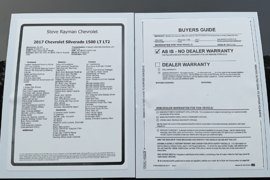 Certified 2017 Chevrolet Silverado 1500 LT w/ All Star Edition AWD/4WD image 24