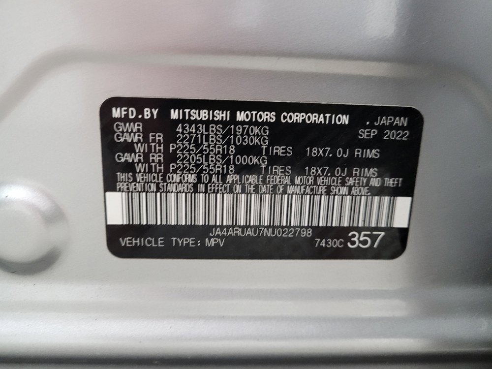 Used 2022 Mitsubishi Outlander Sport SE AWD/4WD image 33