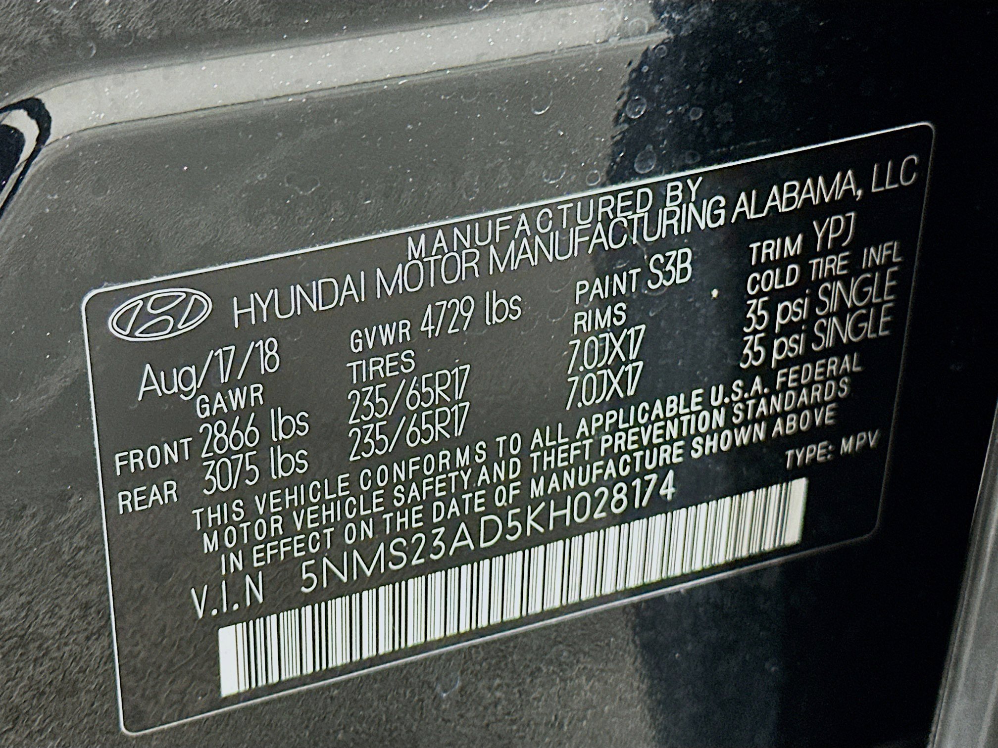 Used 2019 Hyundai Santa Fe SE image 12