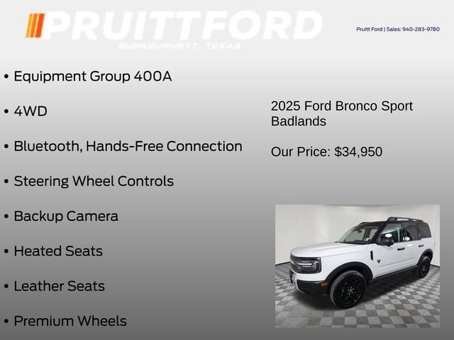 Used 2025 Ford Bronco Sport Badlands image 7