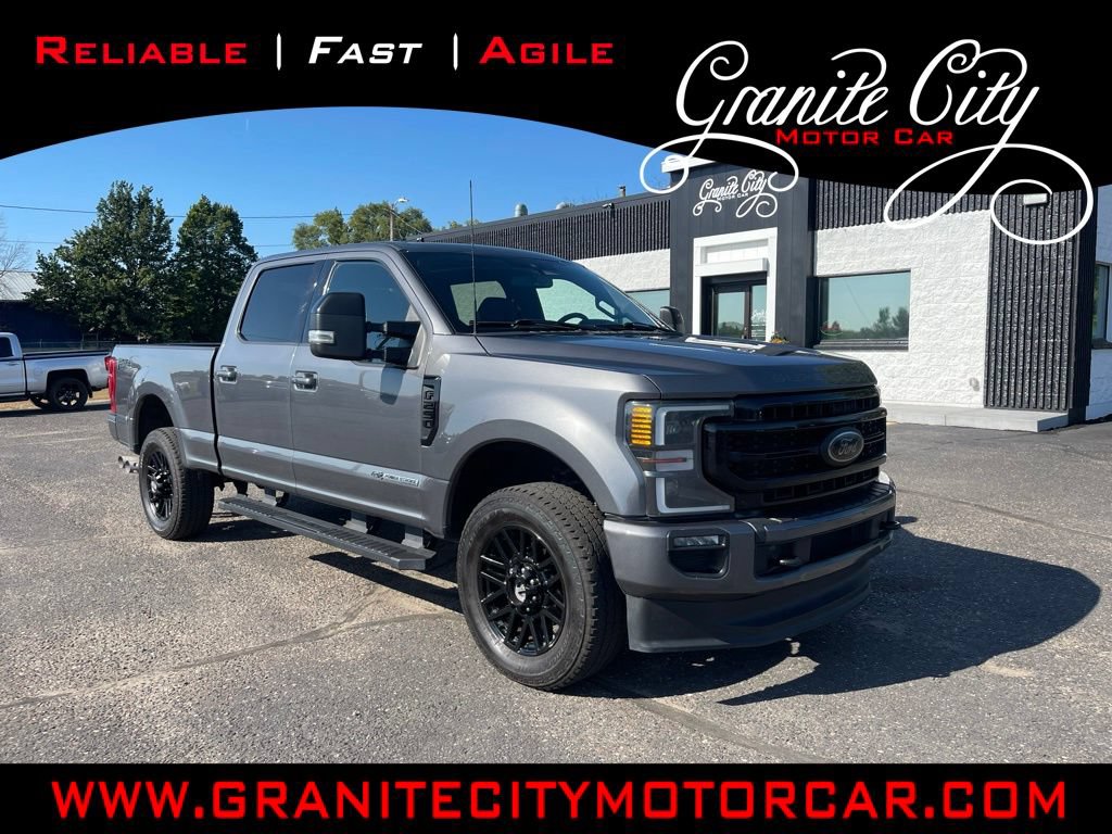 Used 2022 Ford F250 Lariat w/ Black Appearance Pkg AWD/4WD video 1