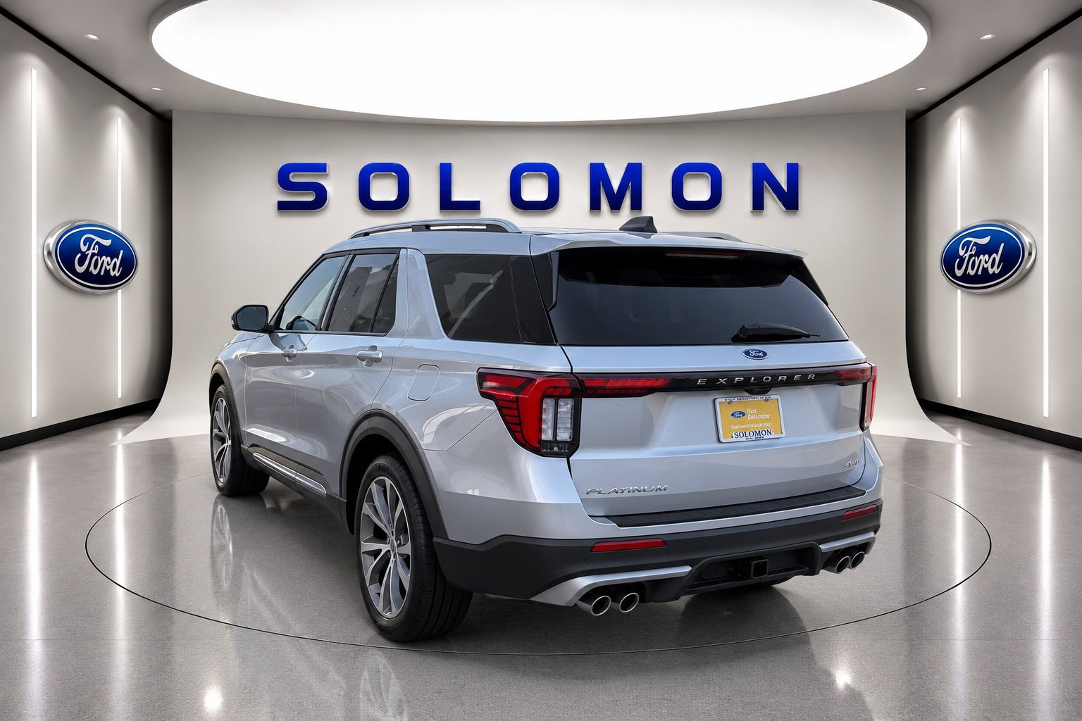 Certified 2025 Ford Explorer Platinum w/ Ultimate Package AWD/4WD image 3