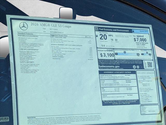 New 2026 Mercedes-Benz GLE 53 AMG 4MATIC Coupe image 19