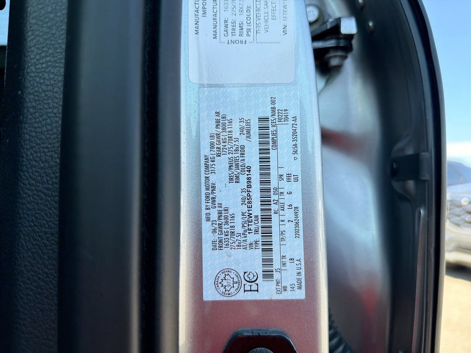 Certified 2023 Ford F150 Tremor AWD/4WD image 38