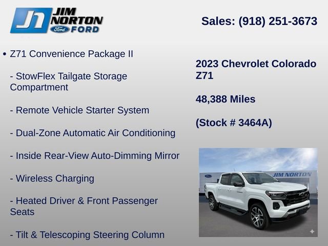 Used 2023 Chevrolet Colorado Z71 w/ Z71 Convenience Package 2 AWD/4WD image 31