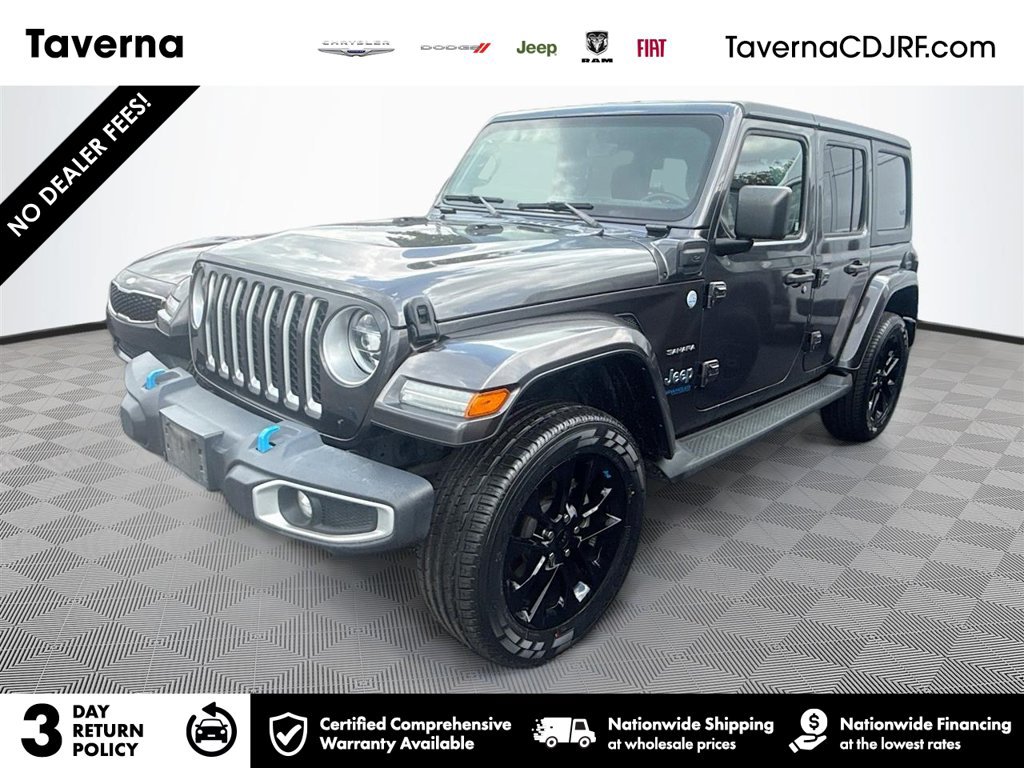 Used 2022 Jeep Wrangler Unlimited Sahara AWD/4WD image 1