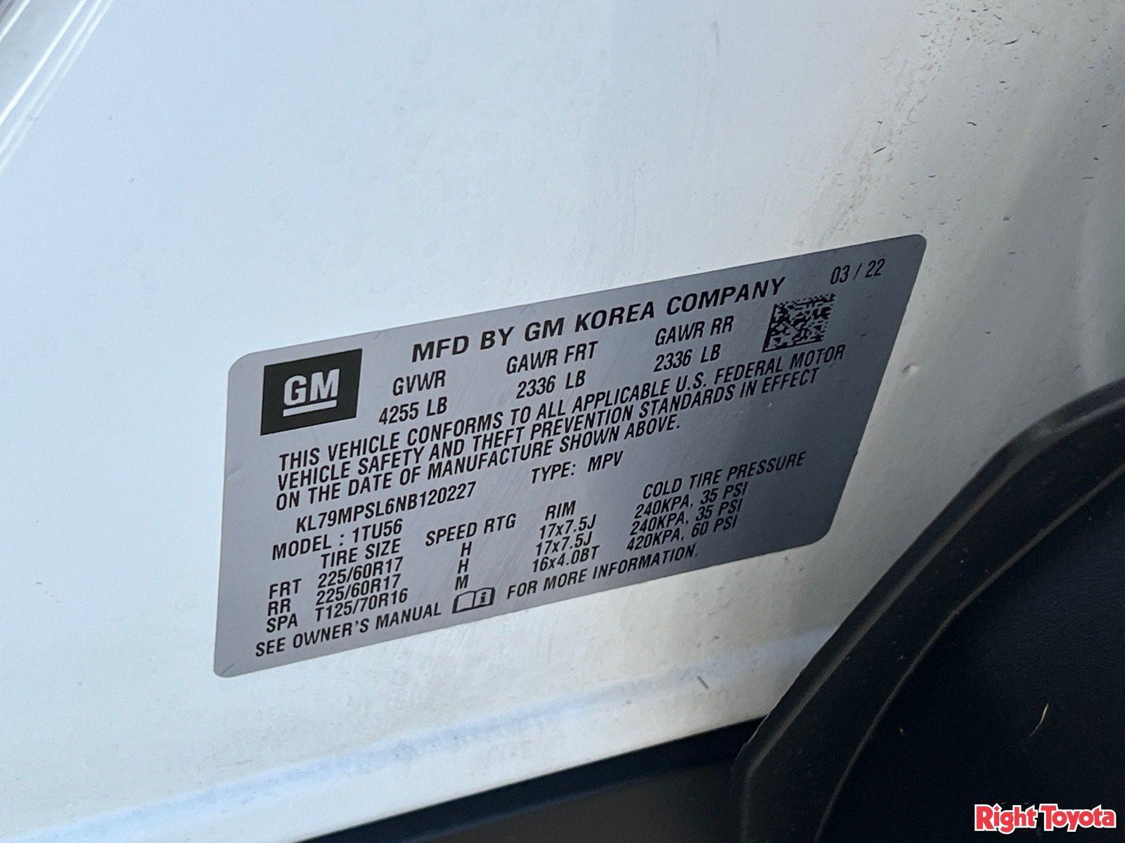 Used 2022 Chevrolet TrailBlazer LT w/ Convenience Package FWD image 33