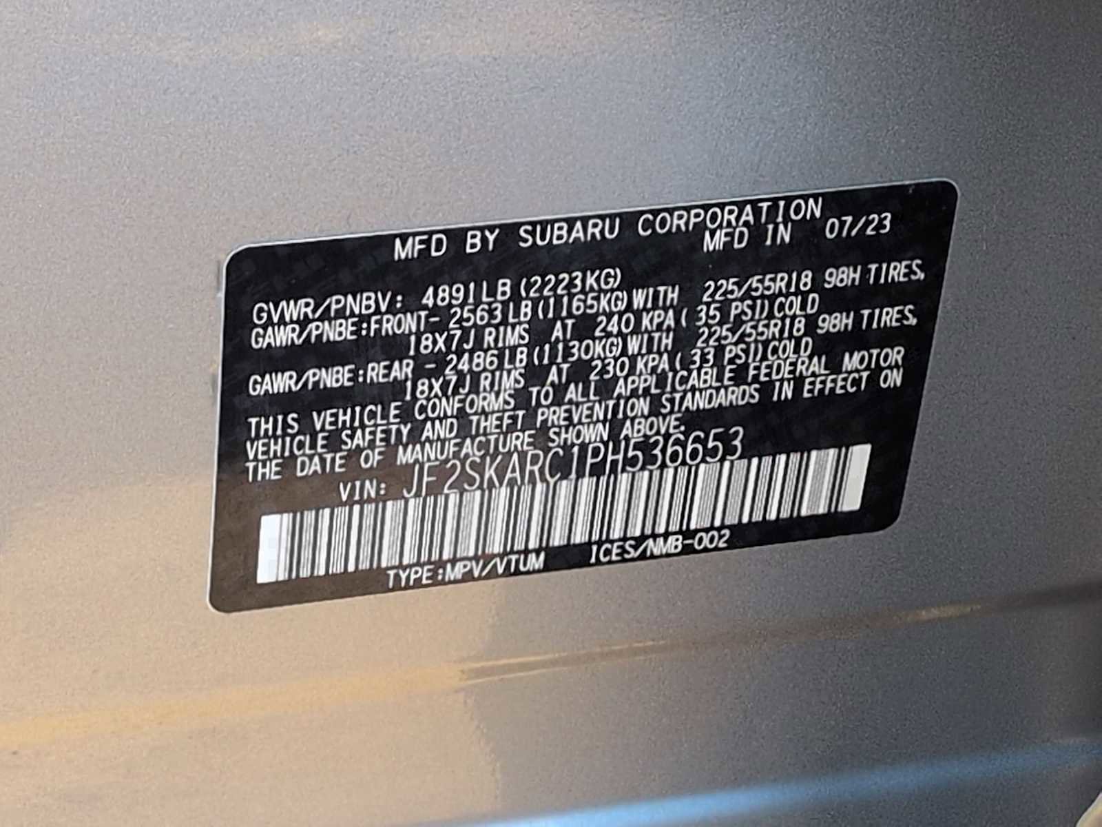 Certified 2023 Subaru Forester Touring image 38