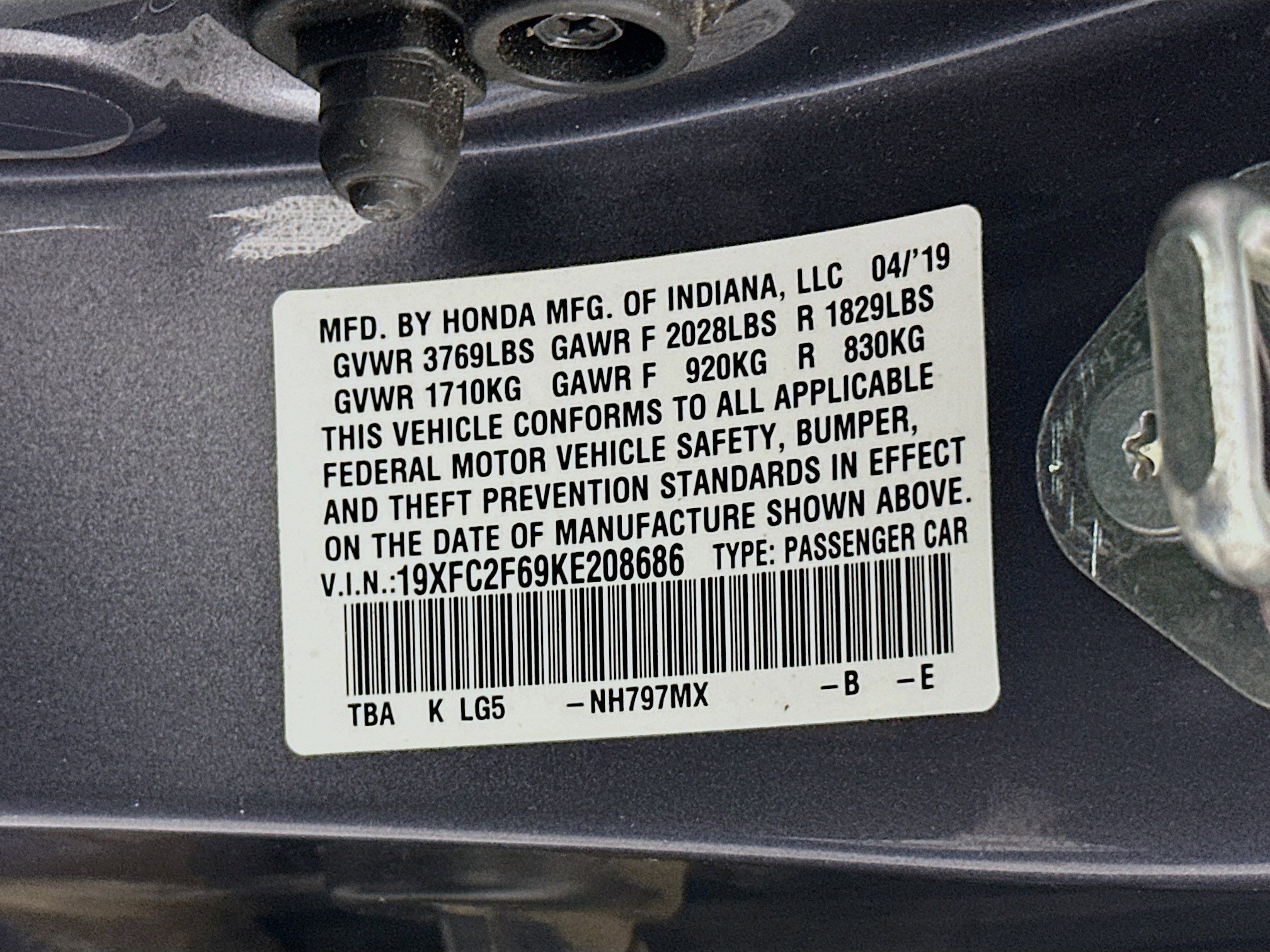 Used 2019 Honda Civic LX image 12