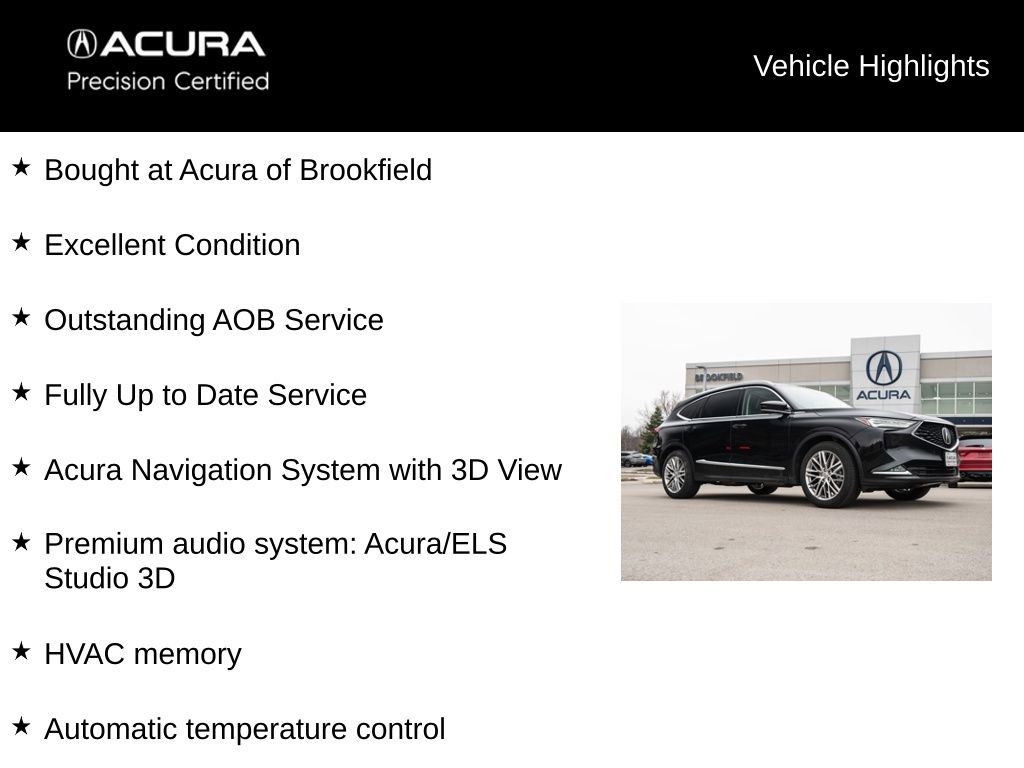 Certified 2023 Acura MDX SH-AWD w/ Advance Package image 5