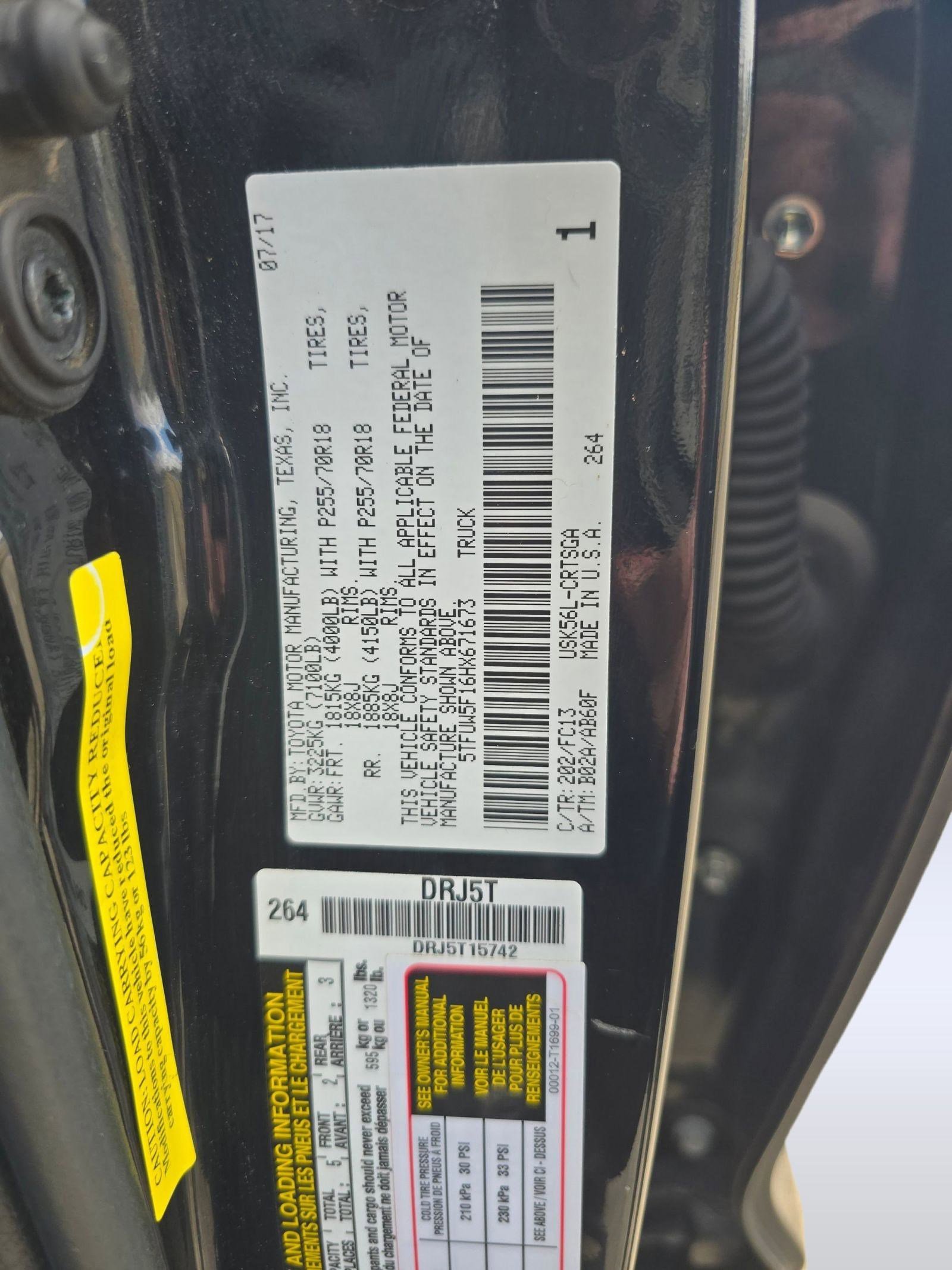 Used 2017 Toyota Tundra SR5 w/ SR5 Upgrade Package image 20