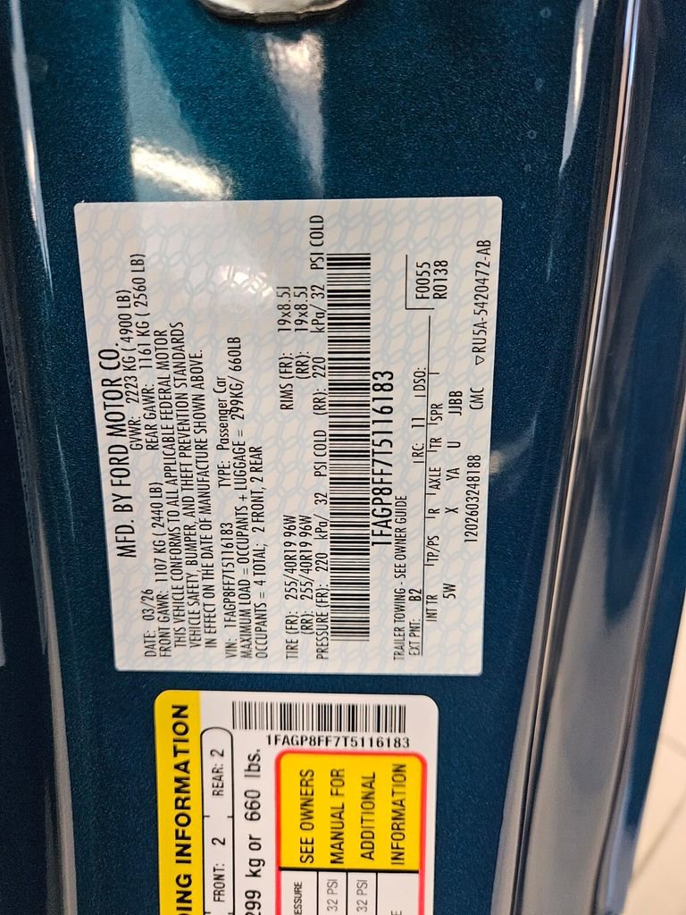 New 2026 Ford Mustang GT Premium RWD image 25